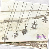 Zodiac Bling Necklace - Silver